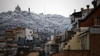 Nieve en zonas poco habituales de Cataluña.