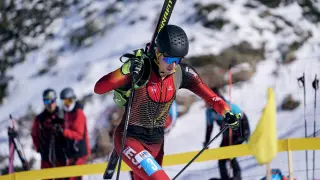 El esquiador de montaña Oriol Cardona, campeón del mundo de Sprint en los Mundiales de Boí Taüll