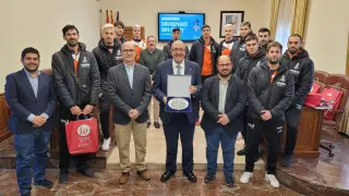 Recepción ofrecida por la DPT al Pamesa Teruel por el subcampeonato de la Copa.