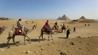 Egipto descubre un posible camino a la cámara funeraria de Keops
