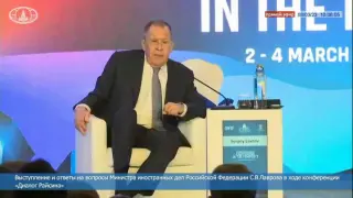 El público se ríe de Lavrov cuando dice que la guerra la comenzó Ucrania
