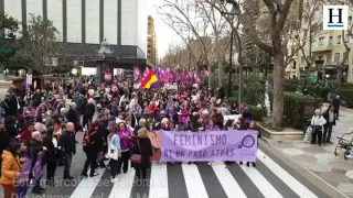 Manifestación por el 8-M en Zaragoza
