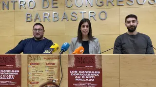 Adrián Serna, Lorena Espierrez y Alfredo Bronchal