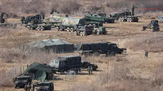 Las maniobras Freedom shield, basadas en simulaciones por ordenador que contemplan escenarios en los que Corea del Norte ataca el sur de la península.