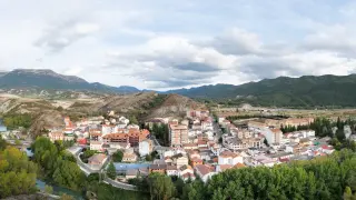 Vista panorámica de Sabiñánigo.