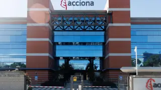 Fachada de Acciona, una de las empresas españolas que forman parte del Ibex 35.