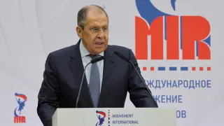 Ministro de Exteriores ruso, Serguéi Lavrov.