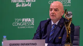 Gianni Infantino, presidente de la FIFA.