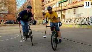 Bike polo en Aragón: un deporte para amantes la adrenalina sobre dos ruedas