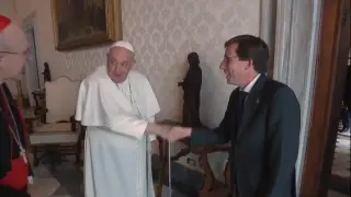El sumo pontífice se ha referido así al alcalde de Madrid cuando se lo han presentado.
