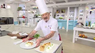 Karlos Arguiñano haciendo las torrijas caramelizadas