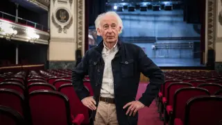 Albert Boadella, en la platea del Teatro Principal, en 2021.
