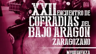 Cartel Encuentro de Cofradías del Bajo Aragón Zaragozano