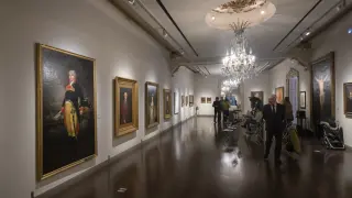 El interior del Museo Goya de Ibercaja