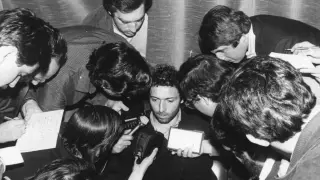 Enrique Castro, Quini, conversa con los medios poco después de su liberación, el 25 de marzo de 1981