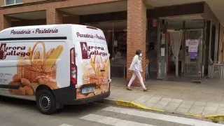 La panadería Aurora Gallego, procedente de Ágreda, tiene un pequeño despacho en Tarazona.
