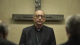 Archivo - El presidente de la Conferencia Episcopal Española, el cardenal y arzobispo de Barcelona, Juan José Omella.