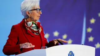 La presidenta del Banco Central Europeo (BCE), Christine Lagarde