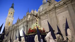 Procesión del Santo Entierro en Zaragoza. Viernes Santo. gsc