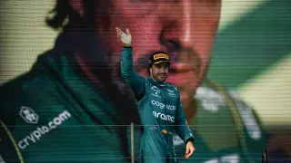 Fernando Alonso sube al pódium en el GP de Australia