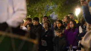 Procesión de las Siete Palabras en Lunes Santo en Zaragoza