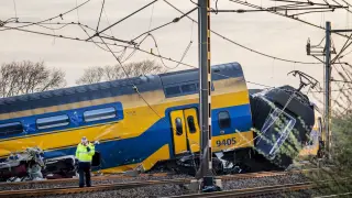 Accidente de tren en Países Bajos.