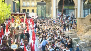 Fotos de la procesión del Santo Entierro en Zaragoza