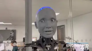 AMECA, el robot que sorprende y asusta, prueba expresiones con Gpt3 y Gpt4