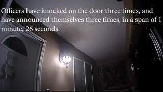 Los policías acudieron a una dirección incorrecta, llamaron a la puerta, abrió un hombre armado y le dispararon
