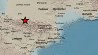 El terremoto ha tenido su epicentro en el Pirineo francés