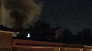 Incendio en un edificio okupado en Zaragoza