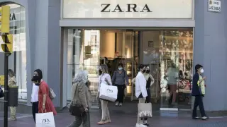 La tienda de Zara en el paseo de las Damas de Zaragoza.