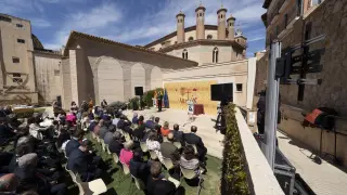 Acto institucional del Gobierno de Aragon por el dia de San Jorge en Teruel. Foto Antonio Garcia_bykofoto_2. 20_04_23[[[FOTOGRAFOS]]]