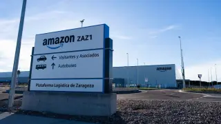 Nave de Amazon en la Plataforma Logística de Zaragoza