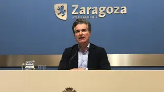 Víctor Serrano, este martes en rueda de prensa