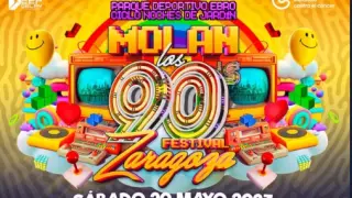 Cartel  'Molan los 90'