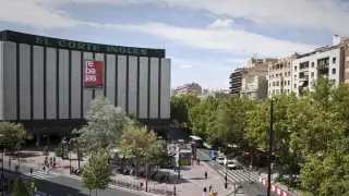 Fachada de El Corte Inglés del paseo de Sagasta de Zaragoza. gsc