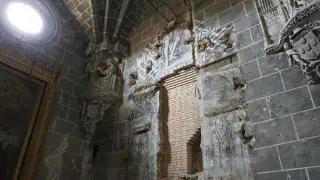 Capilla por restaurar en la catedral de Tarazona