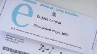 Tarjeta del censo electoral