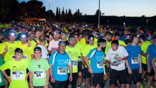 La Carrera Nocturna de Huesca reunió a cerca de 700 corredores.