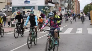 Dia de la bicicleta 2023 en Teruel.