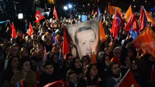Seguidores de Recep Tayyip Erdogan