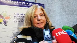 Archivo - La presidenta de COVITE, Consuelo Ordoñez