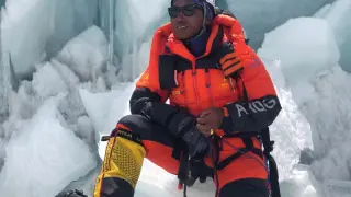 Kami Rita Sherpa durante su ascensión al Monte Everest