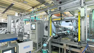 La fábrica de BSH en La Cartuja emplea un buen número de robots.