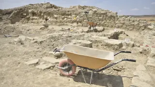 Excavación arqueológica en 'El Morrón del Villar'.