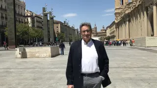 El candidato de VOX a la Alcaldía de Zaragoza, Julio Calvo.
