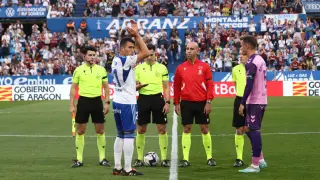 Foto del partido Real Zaragoza-Tenerife en La Romareda, despedida de Alberto Zapater