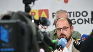El secretario general del Partido Aragonés, Alberto izquierdo.