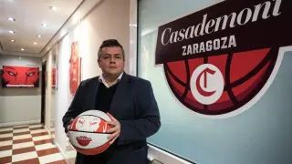 Javier Gastón, gerente del Casademont Zaragoza.